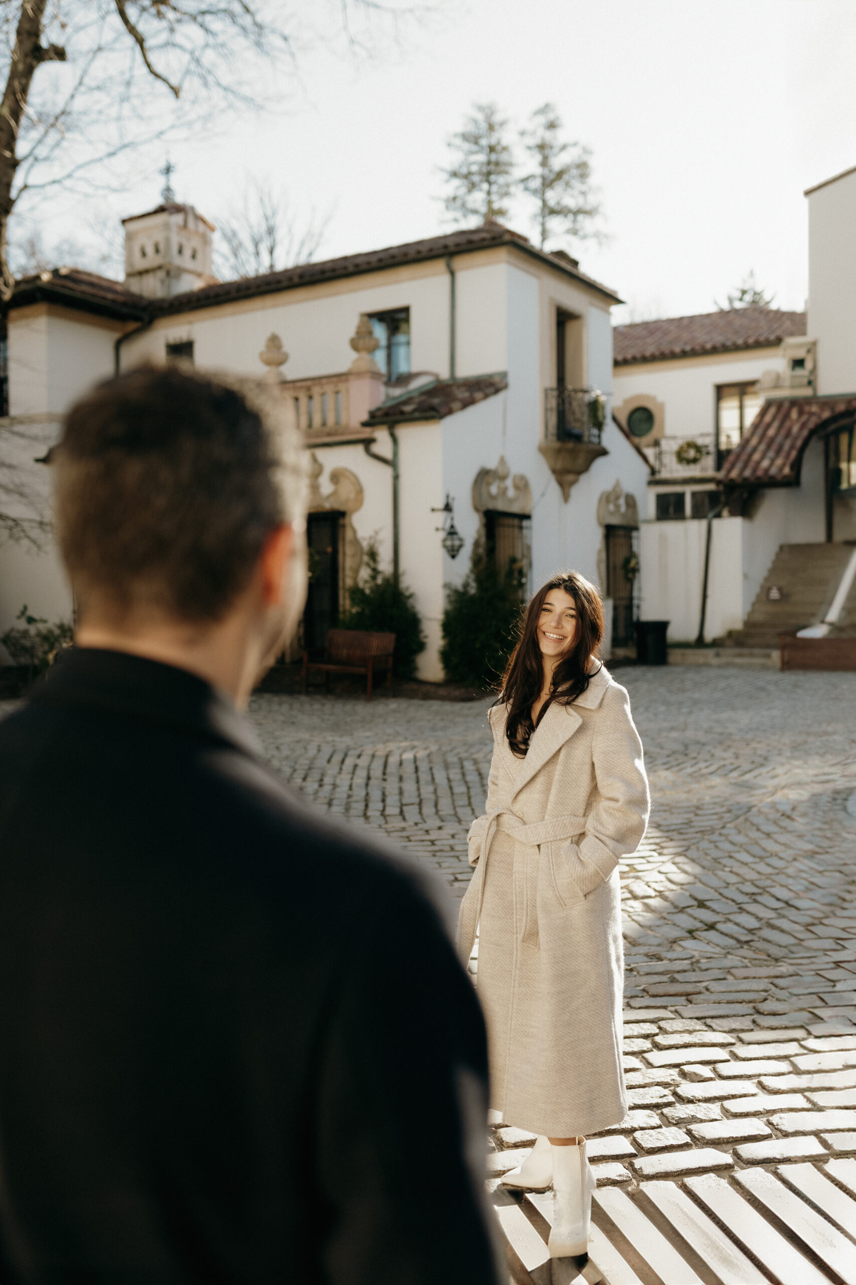 photo of a couple looking at each other lovingly